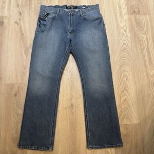 Ariat Rebar M4 Relaxed Boot Cut Jeans Denim Western Mens Sz 38x32 Dura Stretch